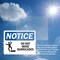 Signmission Do Not Move Barricades Sign With Symbol, 7 in W x Rectangle, Vinyl Decal OS-2PACK-NS-D-57-L-11309 - alternate 5